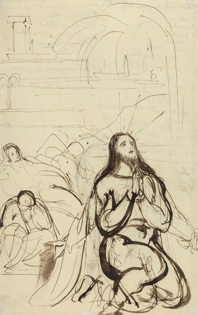 Estudio para, Agonía en el Huerto de Benjamin Robert Haydon