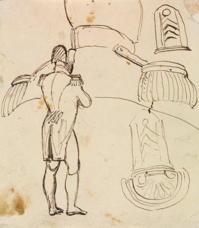Estudio para Napoleón Bonaparte de Benjamin Robert Haydon