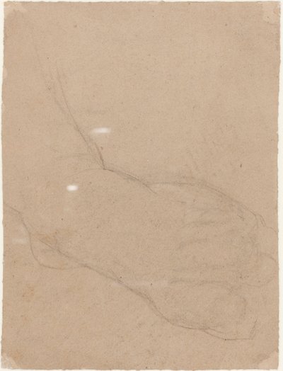 Estudio de un pie [verso] de Benjamin Robert Haydon