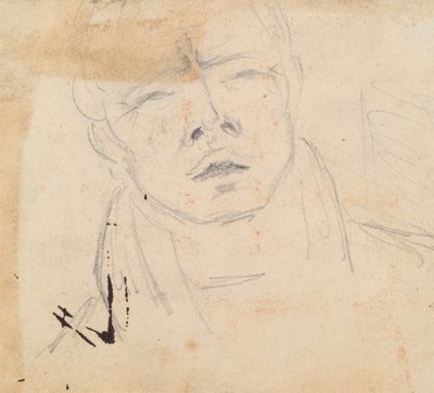Estudio de un hombre estornudando de Benjamin Robert Haydon