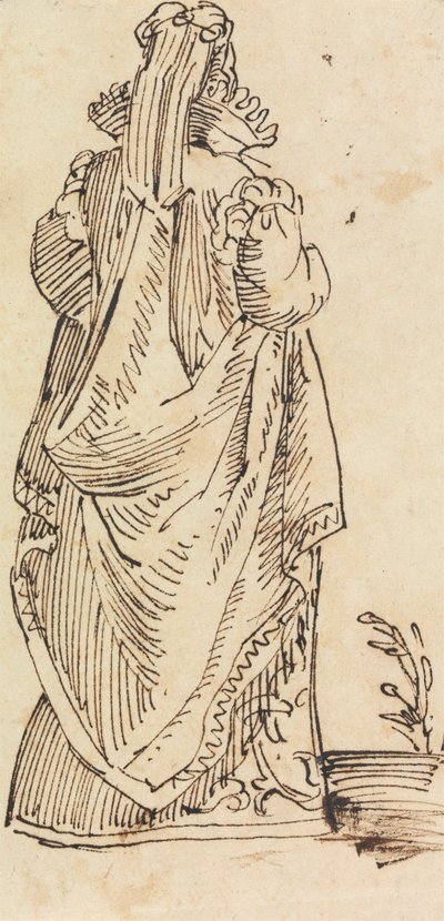 Estudio de una mujer, vista trasera de Benjamin Robert Haydon