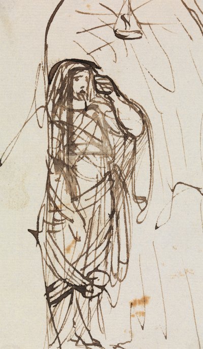 Estudio de la resurrección de Lázaro de Benjamin Robert Haydon