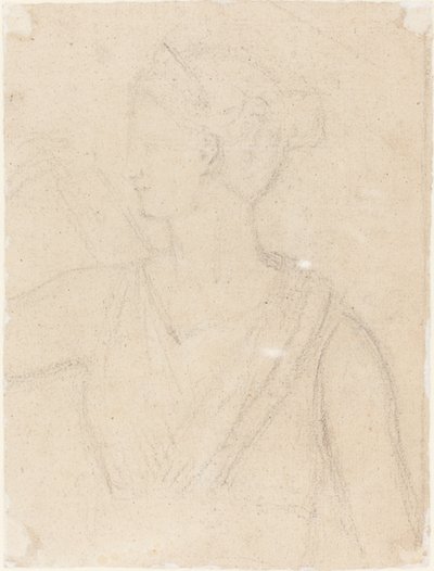 Estudio de la Estatua de Diana en el Vaticano (verso) de Benjamin Robert Haydon