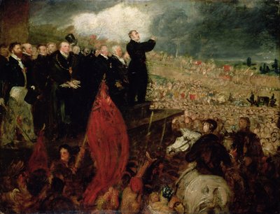 La reunión de los sindicatos en Newhall Hill, Birmingham, 16 de mayo de 1832 de Benjamin Robert Haydon