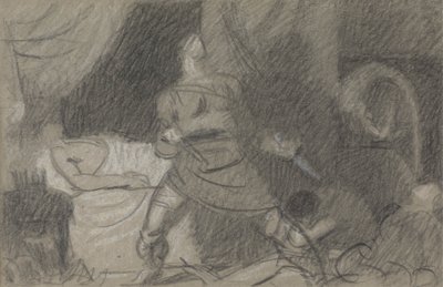 El asesinato de Duncan - Macbeth con las dagas de Benjamin Robert Haydon