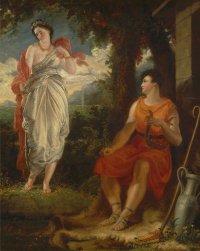 Venus y Anquises [1826, Royal Academy of Arts, Londres, catálogo de exposición]. de Benjamin Robert Haydon