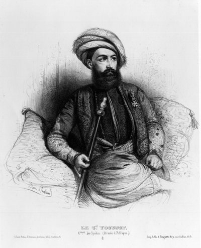 Giuseppe Vantini (o Vaniti), conocido como Yusuf o Yousouf (1809-1866), comandante de los Spahis (Ejército Africano) de Benjamin Roubaud