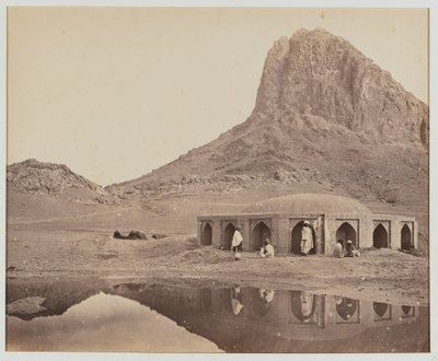 Baba Wali Kotal, mostrando la posición de los cañones Ayaubs [sic] de Benjamin Simpson