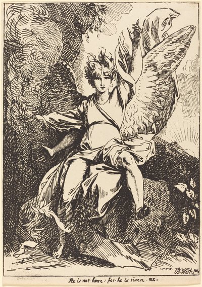Ángel de la resurrección de Benjamin West