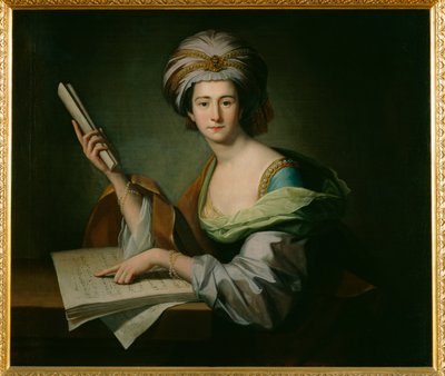 Anna Maria Schulz, Lady Griffin (óleo sobre lienzo) de Benjamin West