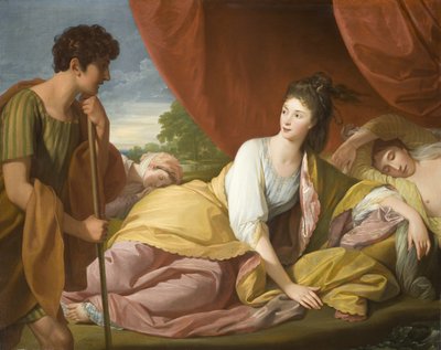 Cimón e Ifigenia de Benjamin West