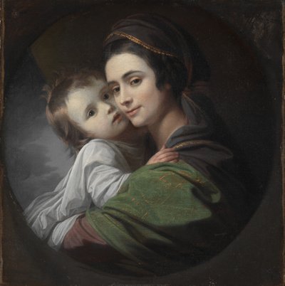 Elizabeth Shewell West y su hijo, Raphael de Benjamin West