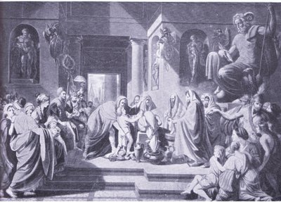 Aníbal jurando enemistad eterna a Roma de Benjamin West