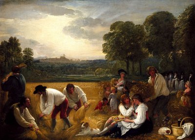 Cosecha en Windsor por Benjamin West, PRA de Benjamin West