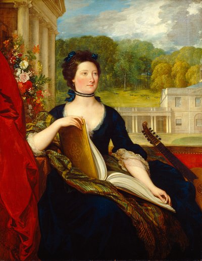 Maria Hamilton Beckford Sra. William Beckford de Benjamin West