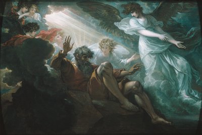 Moisés muestra la Tierra Prometida de Benjamin West