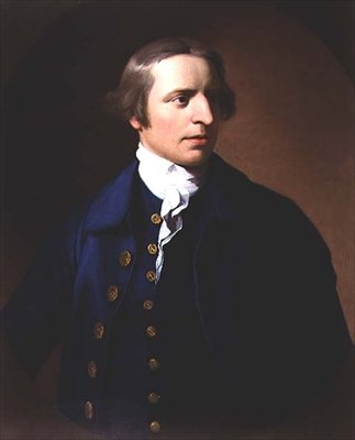 Sr. Fall (una de un par con su esposa) de Benjamin West