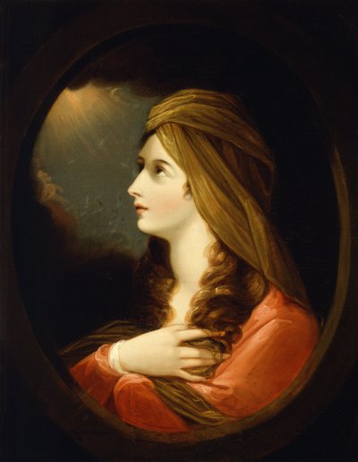 Retrato de una dama de Benjamin West