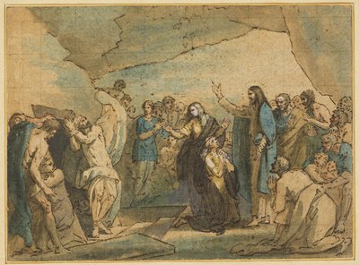 La resurrección de Lázaro de Benjamin West