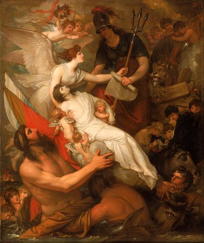 La inmortalidad de Nelson de Benjamin West