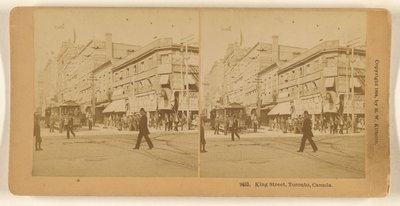 King Street, Toronto, Canadá. de Benjamin West Kilburn