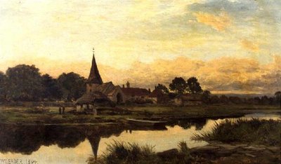 Amberley en el río Arun de Benjamin Williams Leader