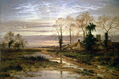 Febrero Llena la Zanja, 1881 de Benjamin Williams Leader