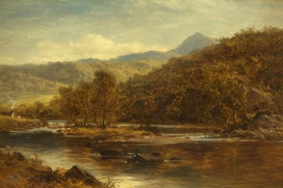 En el río Lledr de Benjamin Williams Leader