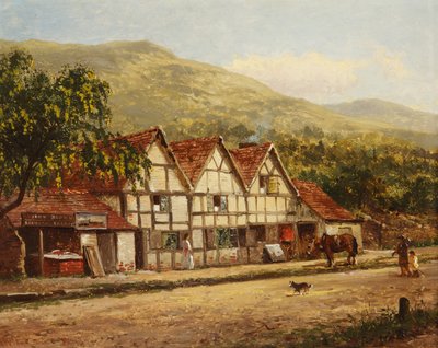 La vieja herrería, Great Malvern, 1871 de Benjamin Williams Leader