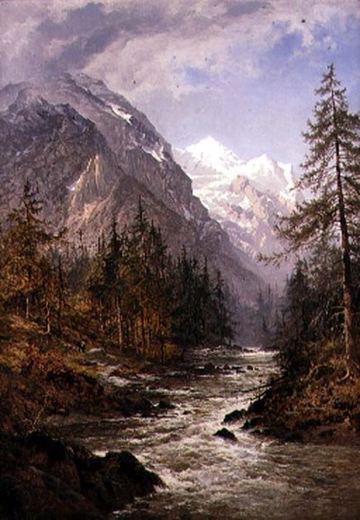 El Sheum desde Rosenlaui de Benjamin Williams Leader
