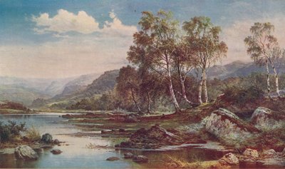 El valle del Llugwy, 1883, c1900 de Benjamin Williams Leader