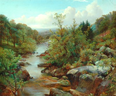 Paisaje galés de Benjamin Williams Leader