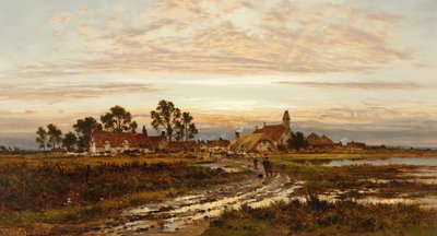 Mañana en Worcestershire despejándose después de la lluvia, 1897 de Benjamin Williams Leader