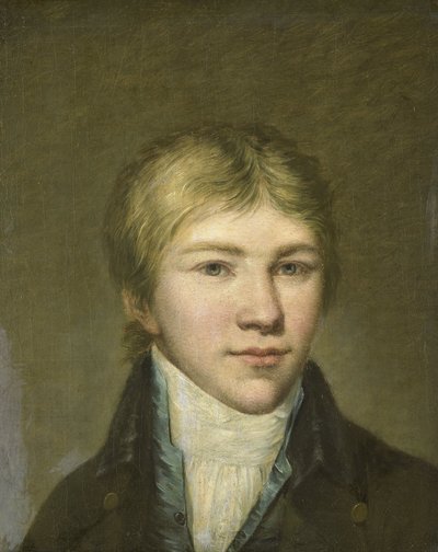 Retrato de Hendrik Arend van den Brink a la edad de 17 años de Benjamin Wolff