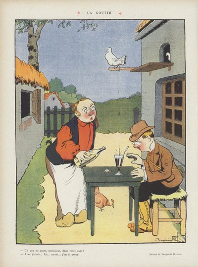Ilustración para Le Rire de Benjamin Rabier