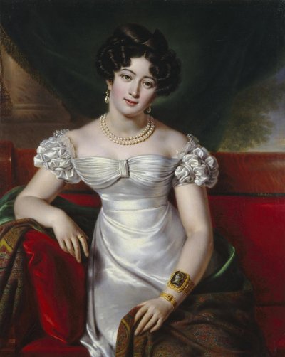 Retrato de la condesa Julia Samoilova de Benois Charles Mitoire