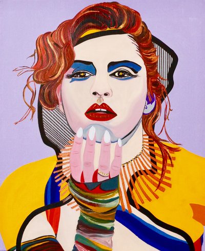 La Nef des fous: Astrid, 2020 (óleo sobre lienzo) de Benoit Erwann Boucherot