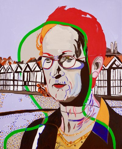 La Nef des fous : Marie Therese, 2020 (óleo sobre lienzo) de Benoit Erwann Boucherot