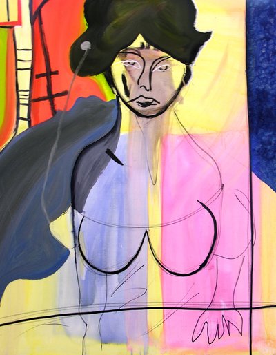Miss N. 1, 2000 (óleo sobre lienzo) de Benoit Erwann Boucherot