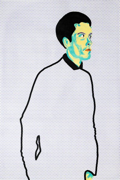 Passager 6, 2020 (acrílico sobre papel japonés serigrafiado) de Benoit Erwann Boucherot