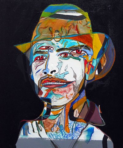 Surportrait : Marcos Alejandro Rosas Jassan, 2014 (óleo sobre lienzo) de Benoit Erwann Boucherot