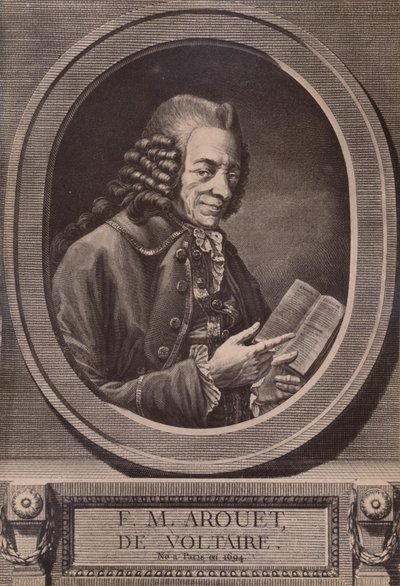 Voltaire, escritor y filósofo francés, siglo XVIII 1894 de Benoit Louis Henriquez