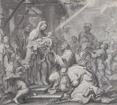 La Adoración de los Magos, 1714-24 de Benoît Farjat