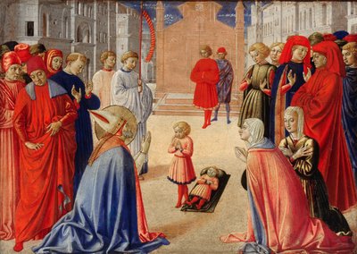 San Zenobio resucita a un niño, 1462 de Benozzo Gozzoli