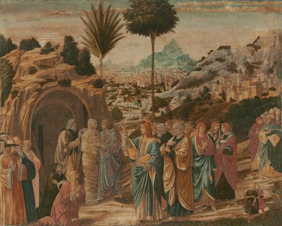 La Resurrección de Lázaro de Benozzo Gozzoli