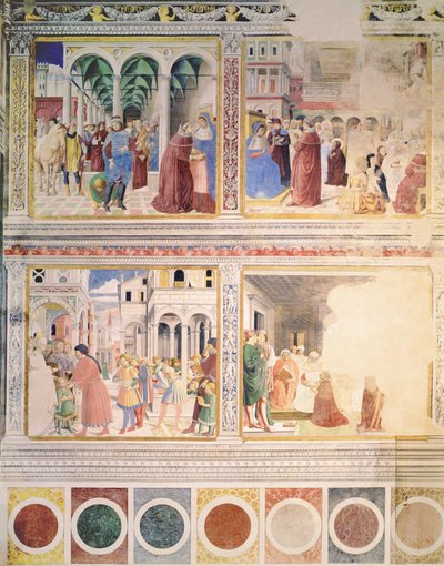 Episodios de la vida de San Agustín, 1463-65 de Benozzo di Lese di Sandro Gozzoli