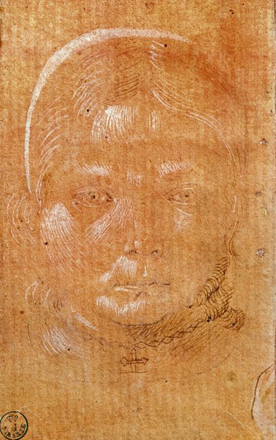 Cabeza de una joven de Benozzo di Lese di Sandro Gozzoli