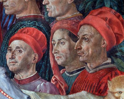 El viaje de los Reyes Magos (detalle) de Benozzo di Lese di Sandro Gozzoli