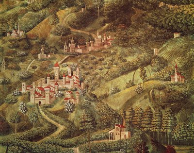 El viaje de los Reyes Magos a Belén de Benozzo di Lese di Sandro Gozzoli