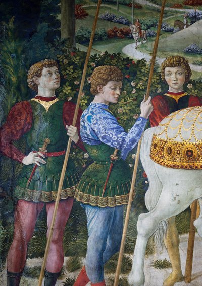 La Procesión de los Reyes Magos (detalle) de Benozzo di Lese di Sandro Gozzoli